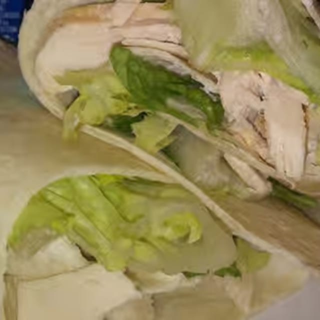 Grilled Chicken Caesar Wrap.